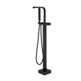 Two Water Modes freestanding tub faucet with handheld sprayer and 360° Swivel Spout