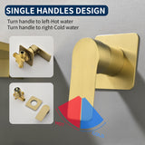 Wide Waterfall Faucet for Vessel Sinks Stainless Steel Single Lever Two Hole Wall Mounted Bathroom Faucet with Brass Connector