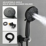 Shower Faucet Set with Tub Spout Luxury Tub Shower Faucet Combo Set with 9 inches Shower Head and Handheld Shower Bathroom Shower Valve Trim Kit Shower Fixture