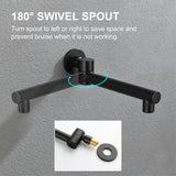 Shower Faucet Set with Tub Spout Rain Shower System Bathroom Shower Set Tub Shower Faucet Combo Set Complete Celling Mounted
