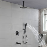 Shower Faucet Set with Tub Spout Rain Shower System Bathroom Shower Set Tub Shower Faucet Combo Set Complete Celling Mounted