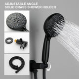 Shower Faucet Set with Tub Spout Rain Shower System Bathroom Shower Set Tub Shower Faucet Combo Set Complete Celling Mounted