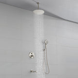 Shower Faucet Set with Tub Spout Rain Shower System Bathroom Shower Set Tub Shower Faucet Combo Set Complete Celling Mounted