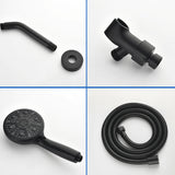 Diverter Tub and Shower Trim Kit with 2-Cross Handle,10 Spray Handheld Shower