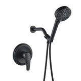 Wall Mounted Adjustable High Pressure 7-Spray Settings Filtered Handheld Shower with Valve
