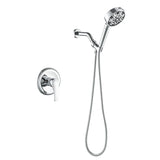 Wall Mounted Adjustable High Pressure 7-Spray Settings Filtered Handheld Shower with Valve