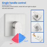 Wall Mount 5-Spray Shower Trim Kit 1-Handle Single Function Pressure Balancing Shower System - Matte Black, Brushed Nickel, Brushed Gold