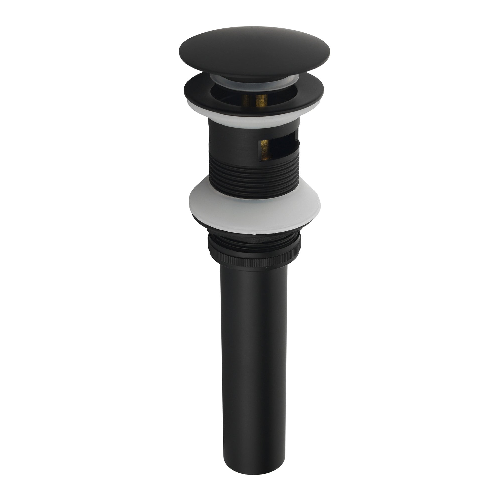SHAMANDA Brass Bathroom Sink Drain, Vessel Vanity Sink Pop Up Drain Stopper with Overflow Lavatory Drain Assembly