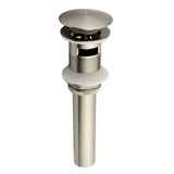 SHAMANDA Brass Bathroom Sink Drain, Vessel Vanity Sink Pop Up Drain Stopper with Overflow Lavatory Drain Assembly