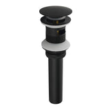 SHAMANDA Brass Bathroom Sink Drain, Vessel Vanity Sink Pop Up Drain Stopper with Overflow Lavatory Drain Assembly