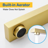 Bathroom Faucet Widespread Bathroom Faucet 3 Hole Vanity Faucet with Supply Hoses SUS 304 Stainless Steel