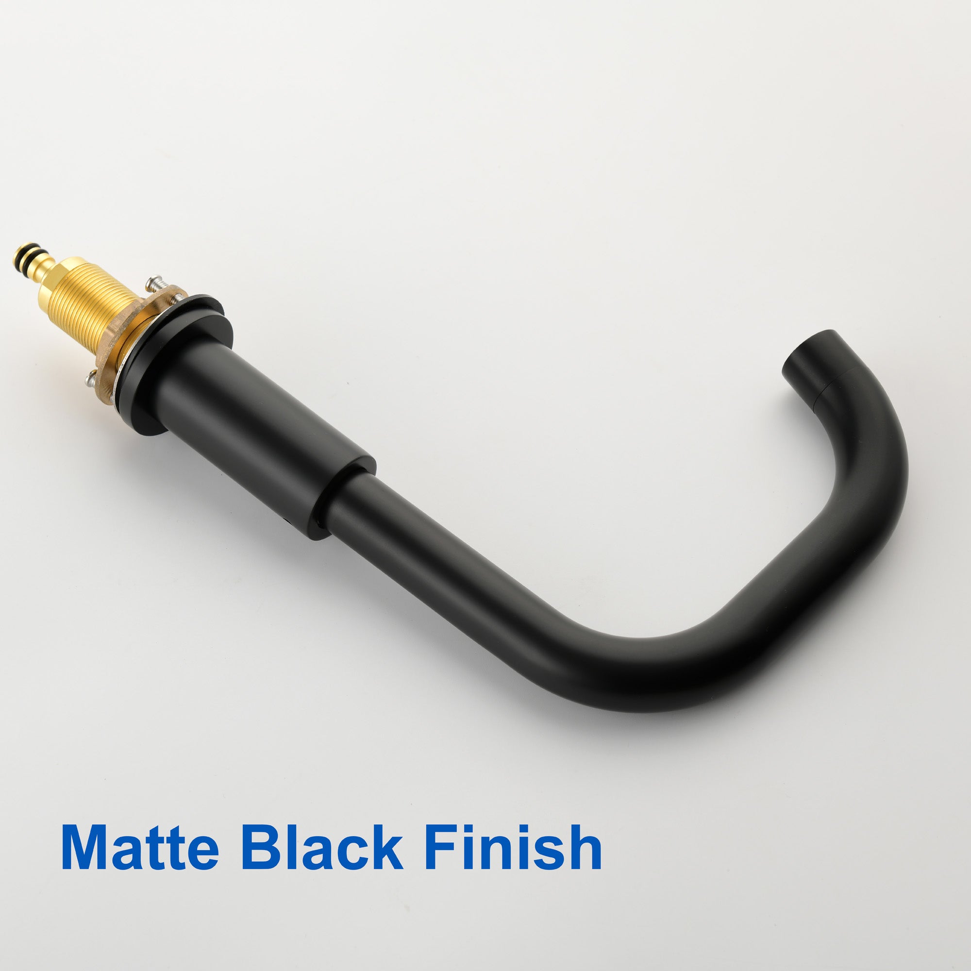 8 Inch Widespread Bathroom Faucet Black Matte, 2 Handle 3 Hole Brass Bathroom Lavatory Sink Faucet
