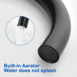 Bathroom Vanity Sink Faucet 3 Holes, Mordern 2 Handle 8 Inch Widespread Bathroom Lavatory