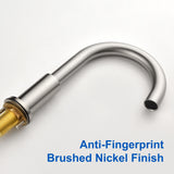 Bathroom Vanity Sink Faucet 3 Holes, Mordern 2 Handle 8 Inch Widespread Bathroom Lavatory