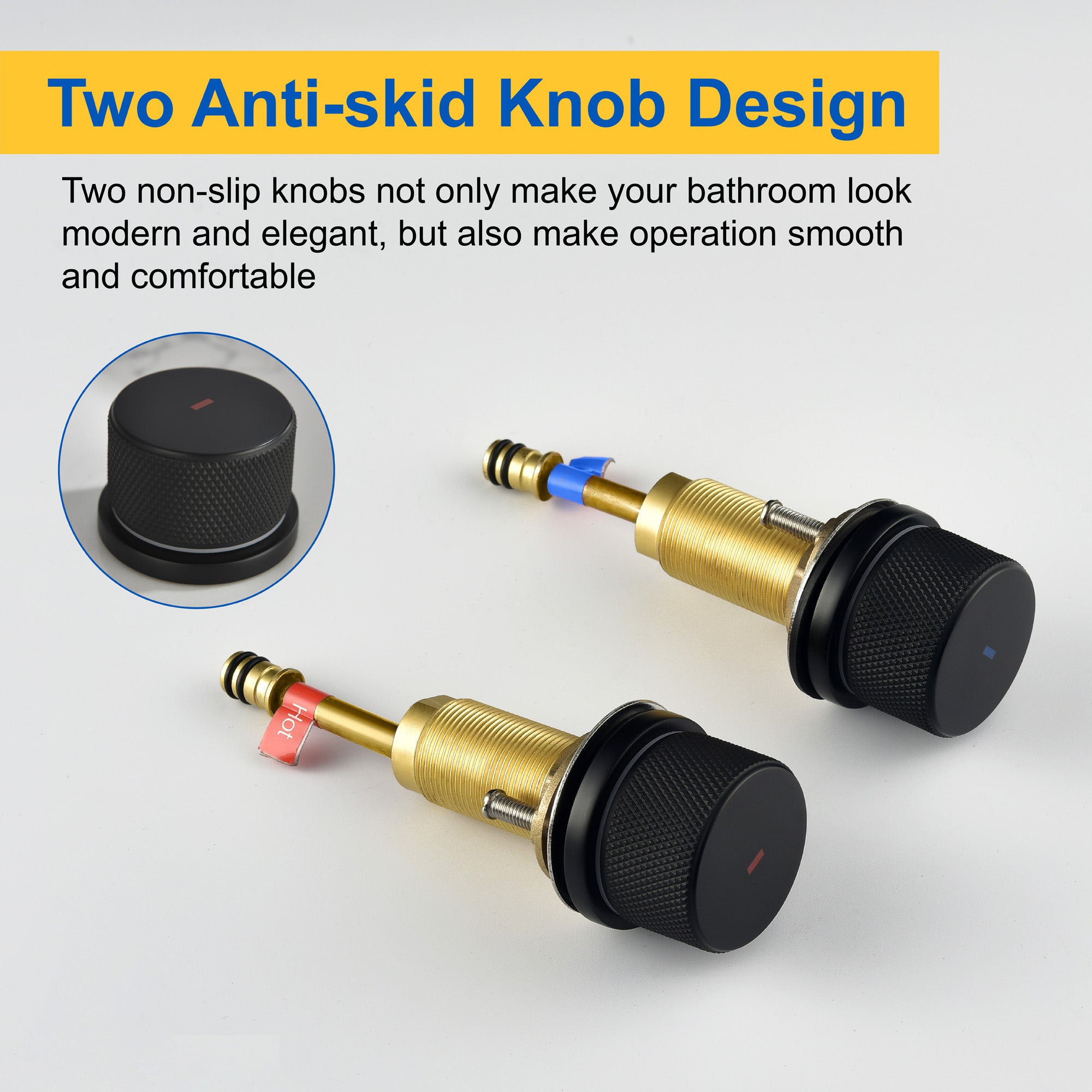 Waterfall Bathroom Tub Filler, Bathtub Faucet 3 Holes, Deck Mount Roman Tub Faucet