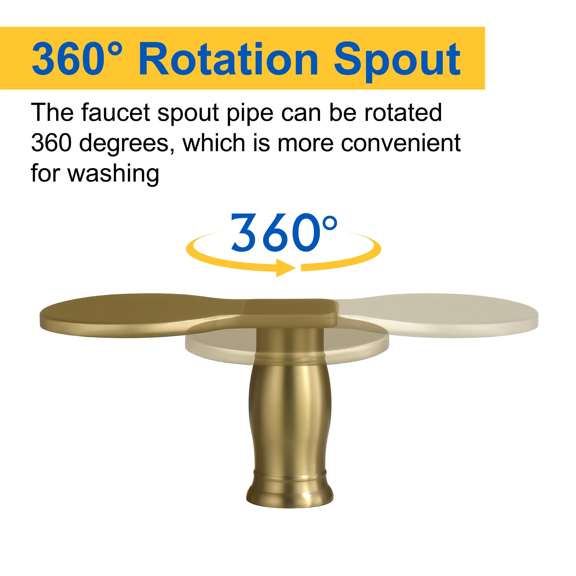 Waterfall Bathroom Tub Filler, Bathtub Faucet 3 Holes, Deck Mount Roman Tub Faucet