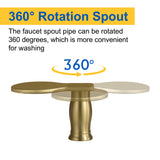 Waterfall Bathroom Tub Filler, Bathtub Faucet 3 Holes, Deck Mount Roman Tub Faucet