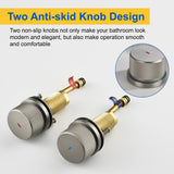 Waterfall Bathroom Tub Filler, Bathtub Faucet 3 Holes, Deck Mount Roman Tub Faucet