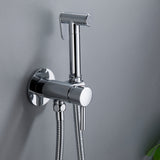 Bidet Sprayer for Toilet, Stainless Steel Handheld Sprayer Attachment with hose for Feminine Wash, Baby Diaper Cloth Washer and Shower Sprayer for Pet, Wall or Toilet Mount
