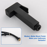 Handheld Bidet Sprayer for Toilet, Brass Baby Cloth Diaper Sprayer Kit with Hose Brass Valve