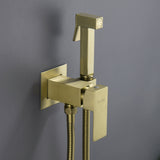 Handheld Bidet Sprayer for Toilet, Brass Baby Cloth Diaper Sprayer Kit with Hose Brass Valve