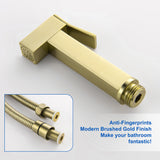 Handheld Bidet Sprayer for Toilet, Brass Baby Cloth Diaper Sprayer Kit with Hose Brass Valve