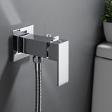 Handheld Bidet Sprayer for Toilet, Brass Baby Cloth Diaper Sprayer Kit with Hose Brass Valve