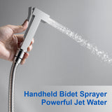 Handheld Bidet Sprayer for Toilet, Brass Baby Cloth Diaper Sprayer Kit with Hose Brass Valve