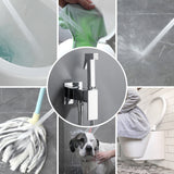 Handheld Bidet Sprayer for Toilet, Brass Baby Cloth Diaper Sprayer Kit with Hose Brass Valve