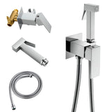 Handheld Bidet Sprayer for Toilet, Brass Baby Cloth Diaper Sprayer Kit with Hose Brass Valve