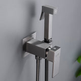 Handheld Bidet Sprayer for Toilet, Brass Baby Cloth Diaper Sprayer Kit with Hose Brass Valve