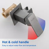 Handheld Bidet Sprayer for Toilet, Brass Baby Cloth Diaper Sprayer Kit with Hose Brass Valve