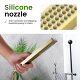 Single Handle Floor Mounted Free Standing Bathtub Faucet Tub Filler Faucet with Handshower