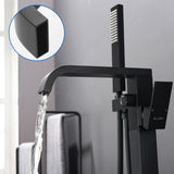 floor mount bathtub faucet