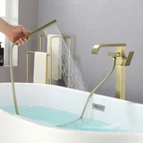 Brass Freestanding Bathtub Faucet with Hand Shower