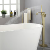 Brass Freestanding Bathtub Faucet with Hand Shower