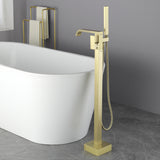 Brass Freestanding Bathtub Faucet with Hand Shower