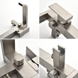 Brass Freestanding Bathtub Faucet with Hand Shower