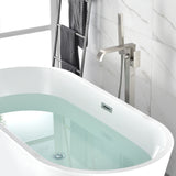 Brass Freestanding Bathtub Faucet with Hand Shower