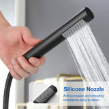Freestanding Bathtub Faucet Bath Tub Filler Faucet with Hand Shower Floor Mount