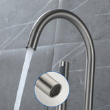Freestanding Bathtub Faucet Bath Tub Filler Faucet with Hand Shower Floor Mount