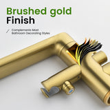 Freestanding Bathtub Faucet Tub Filler Black Floor Mount Brass Single Handle Bathroom Faucets with Hand Shower
