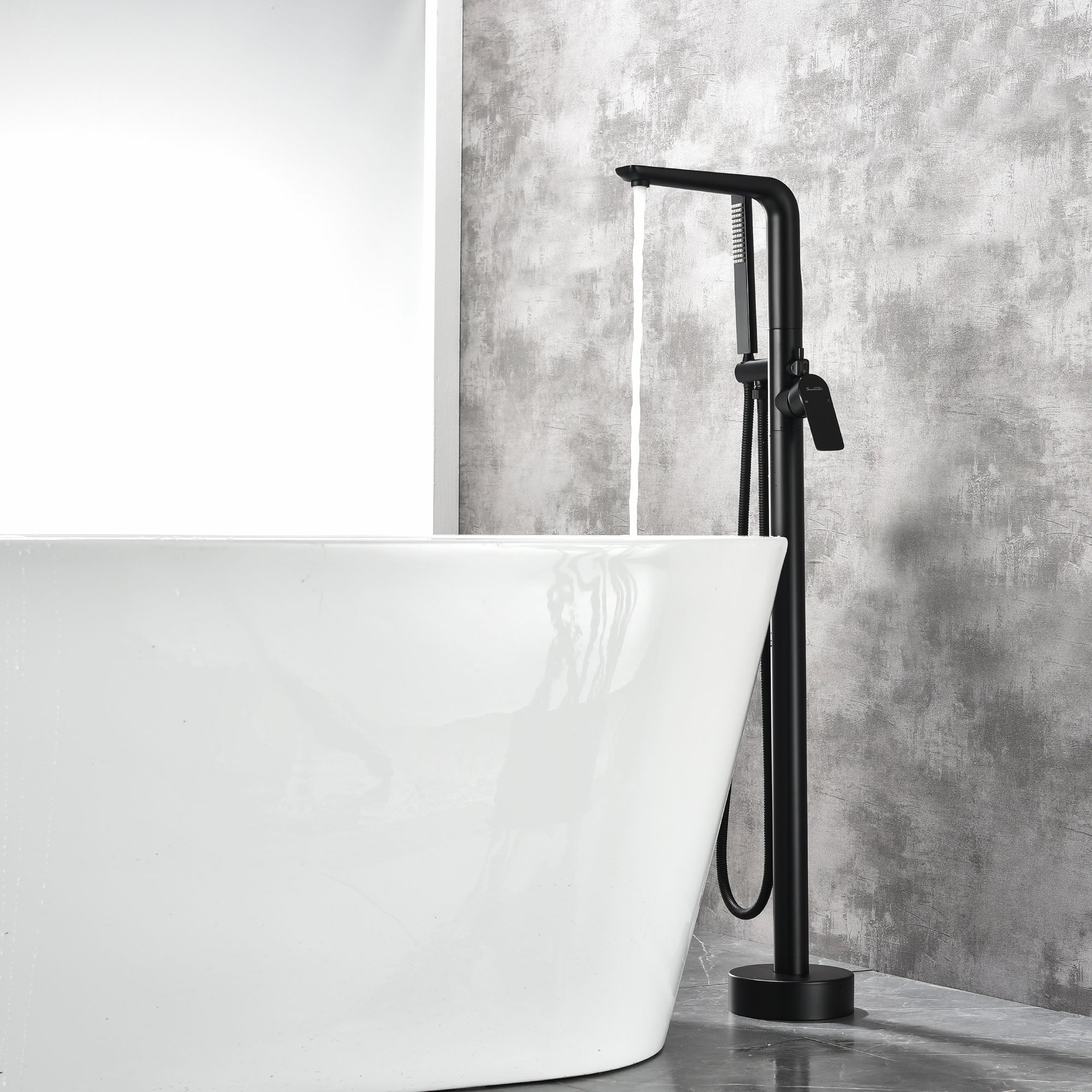 Freestanding Bathtub Faucet with Handheld Shower