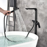 Freestanding Bathtub Faucet with Handheld Shower