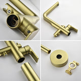 Freestanding Bathtub Faucet with Handheld Shower
