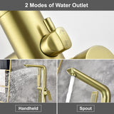 Freestanding Bathtub Faucet with Handheld Shower