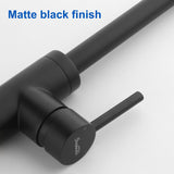 360° Rotation Freestanding Bathtub Faucet One Function Floor Mount Tub Filler in Brushed Gold, Matte Black, Brushed Nickel