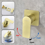 Waterfall faucet for bathtubs and washbasins Wall Mount