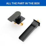 Wall Mount Tub Filler Waterfall Bathtub Faucet High Flow Bath Filler Faucet with Extra Long Spout Bathroom Faucets with Rough-in Valve Trim kit