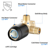 Wall Mount Tub Filler Waterfall Bathtub Faucet High Flow Bath Filler Faucet with Extra Long Spout Bathroom Faucets with Rough-in Valve Trim kit